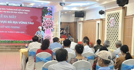 Lễ ra mắt Ban Liên Lạc họ Mai Bà Rịa Vũng Tàu